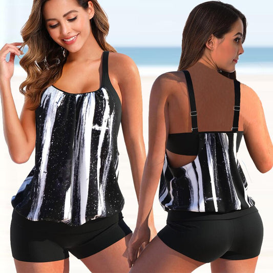 Dazari Curve Dames Tankini | Rekbaar, Elegant en Comfortabel – Grote Maten Beschikbaar