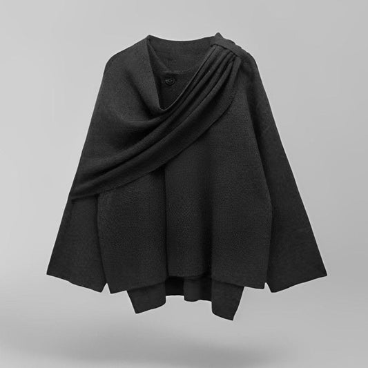 Diva | Elegante capejas met opstaande kraag