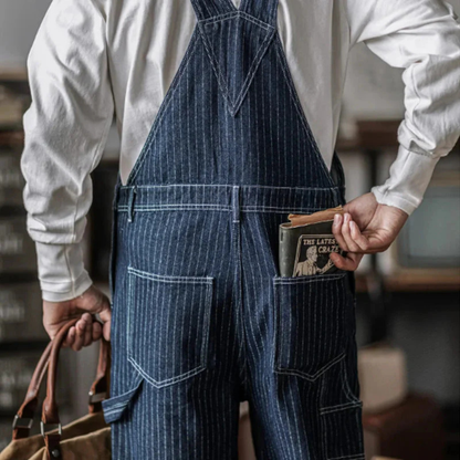 Florian | Denim overall met verstelbare schouderbanden