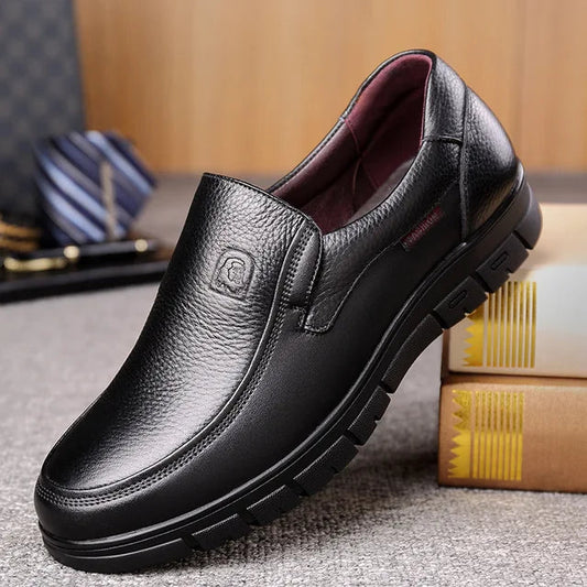 Dirk – Herenschoenen Met Lederlook En Vetersluiting