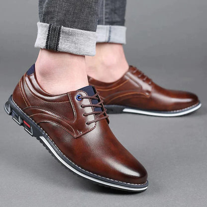 Bastiaan – Formele Leren Schoen Voor Heren Met Vetersluiting