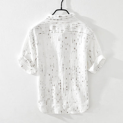 Chemisier en lin pour hommes Stravon – Léger, respirant et confortable design d'été