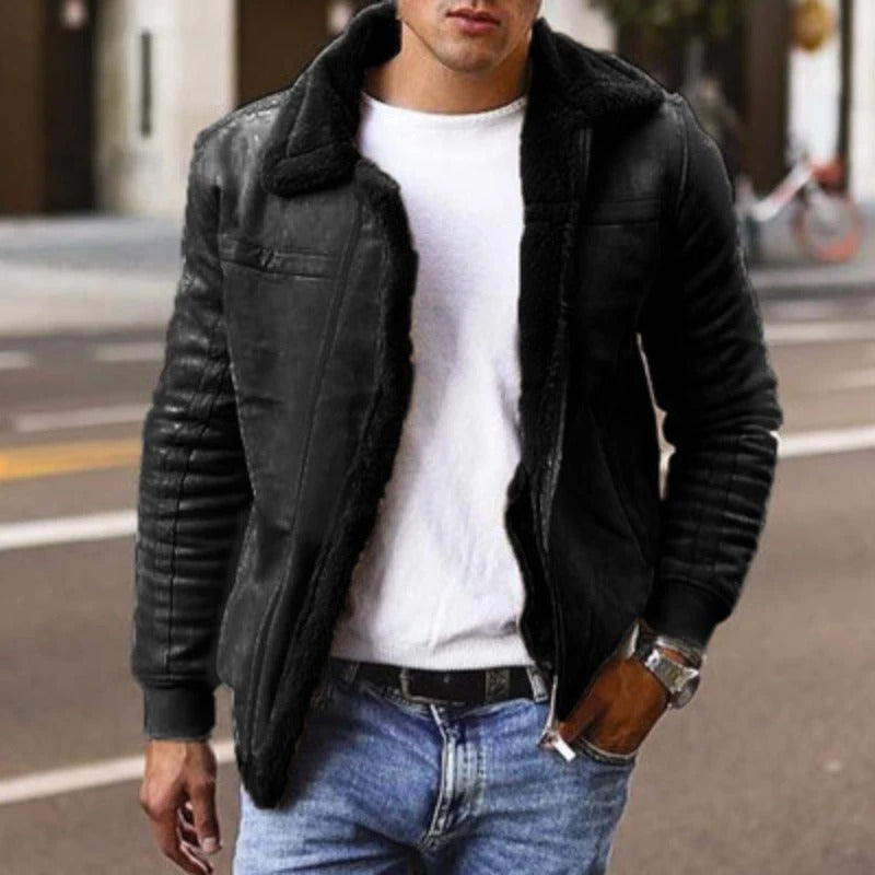 Jelte Roest Chaqueta Bomber para Hombre | Urbano Vintage, Cálido y Cómodo