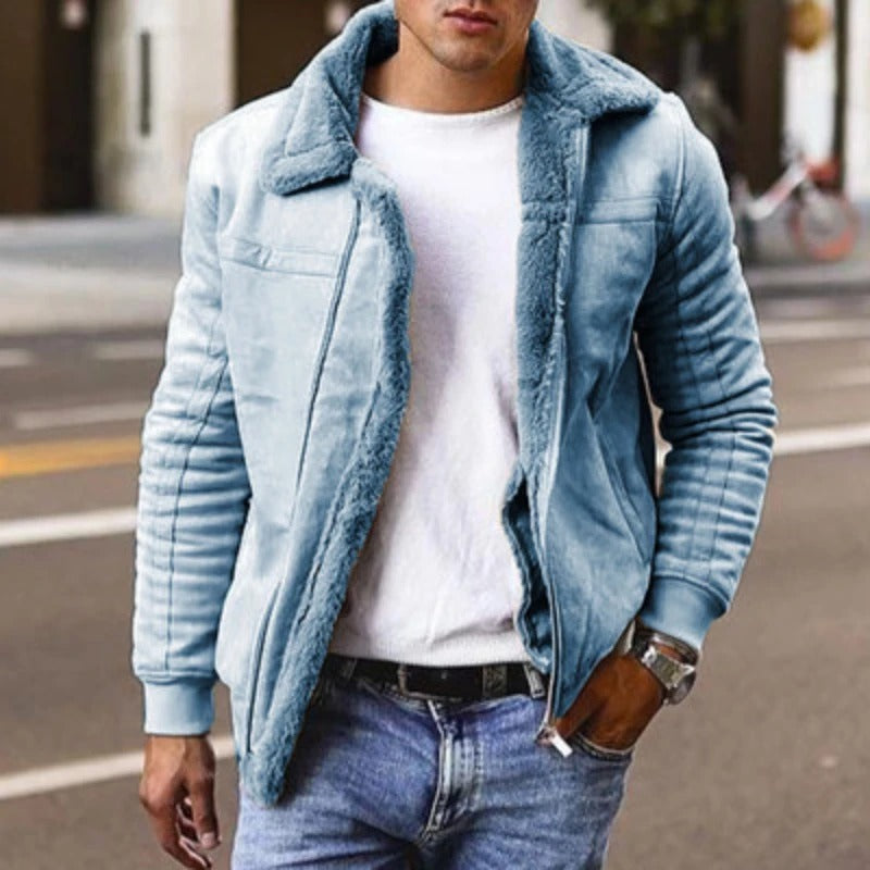 Jelte Roest Chaqueta Bomber para Hombre | Urbano Vintage, Cálido y Cómodo