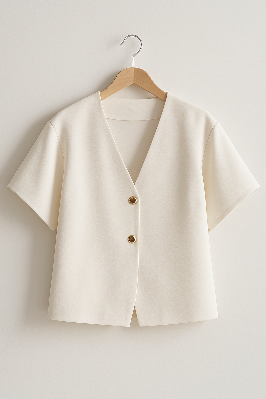 Blusa para mujer Joya | Escote en V, look de transición elegante