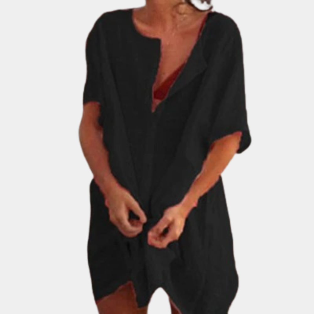 SummerGrace Vestido Midi para Mujer – Vestido de Verano Ligero hasta la Rodilla