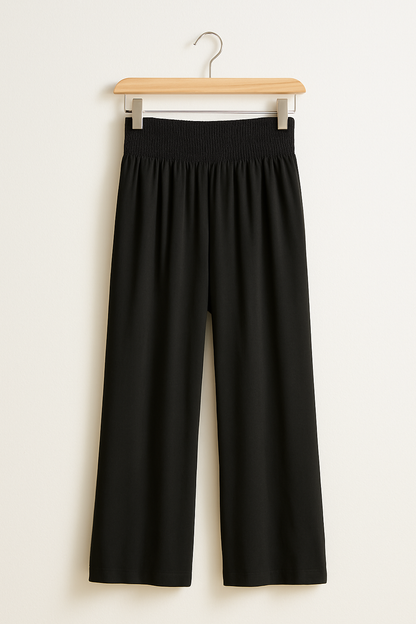 Elora | Pantalón fluido para mujer con cintura elástica y ajuste relajado