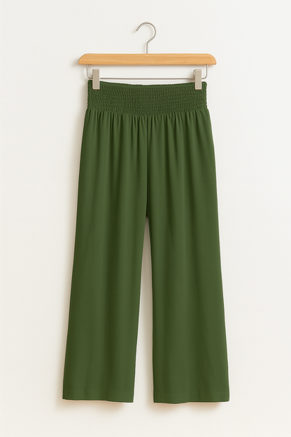 Elora | Pantalón fluido para mujer con cintura elástica y ajuste relajado