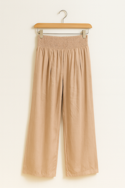 Elora | Pantalón fluido para mujer con cintura elástica y ajuste relajado