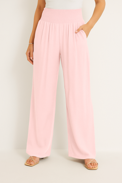 Elora | Pantalón fluido para mujer con cintura elástica y ajuste relajado