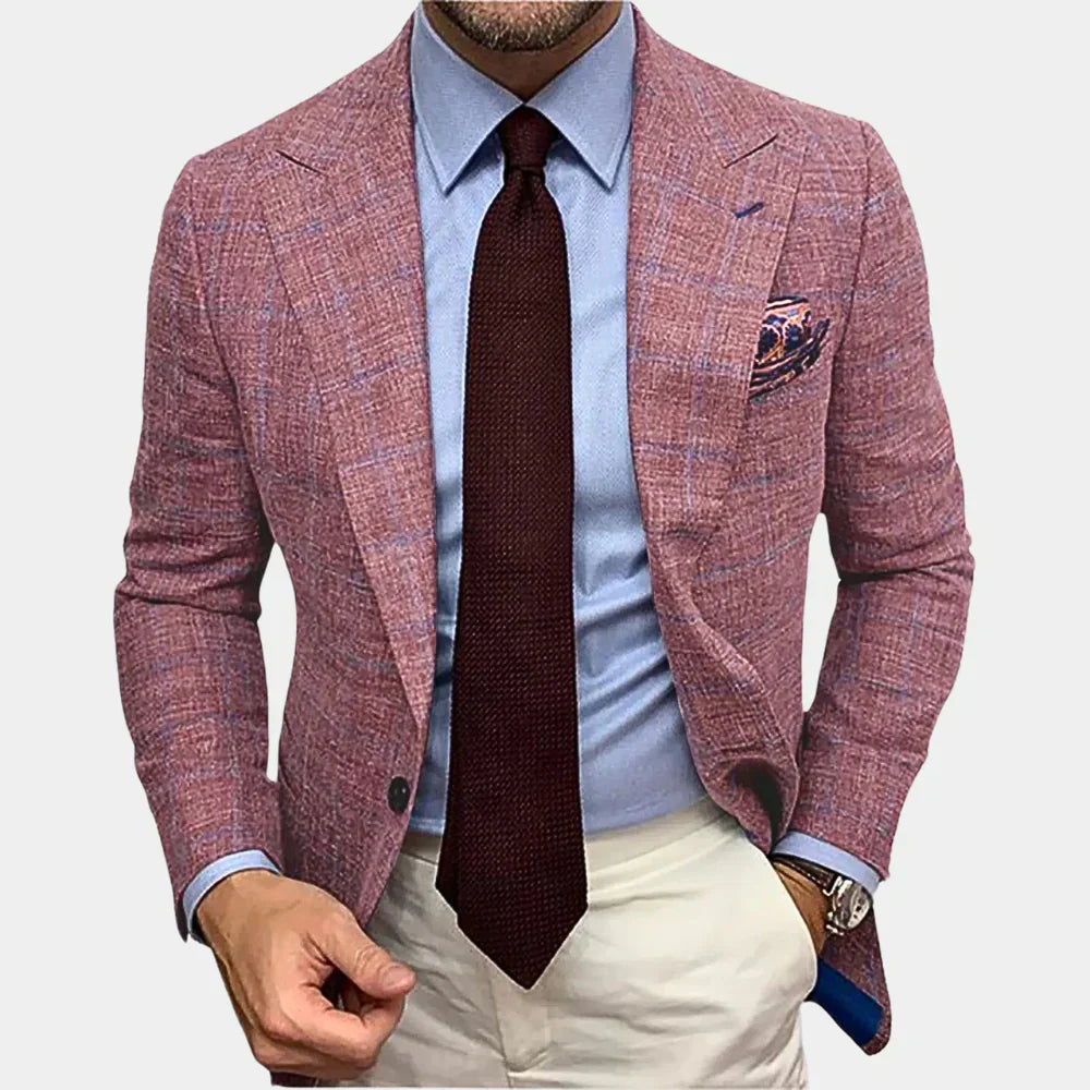 Lunvir Heren Blazer | Ajuste Delgado, Perfecto para Ocasiones Informales y Formales