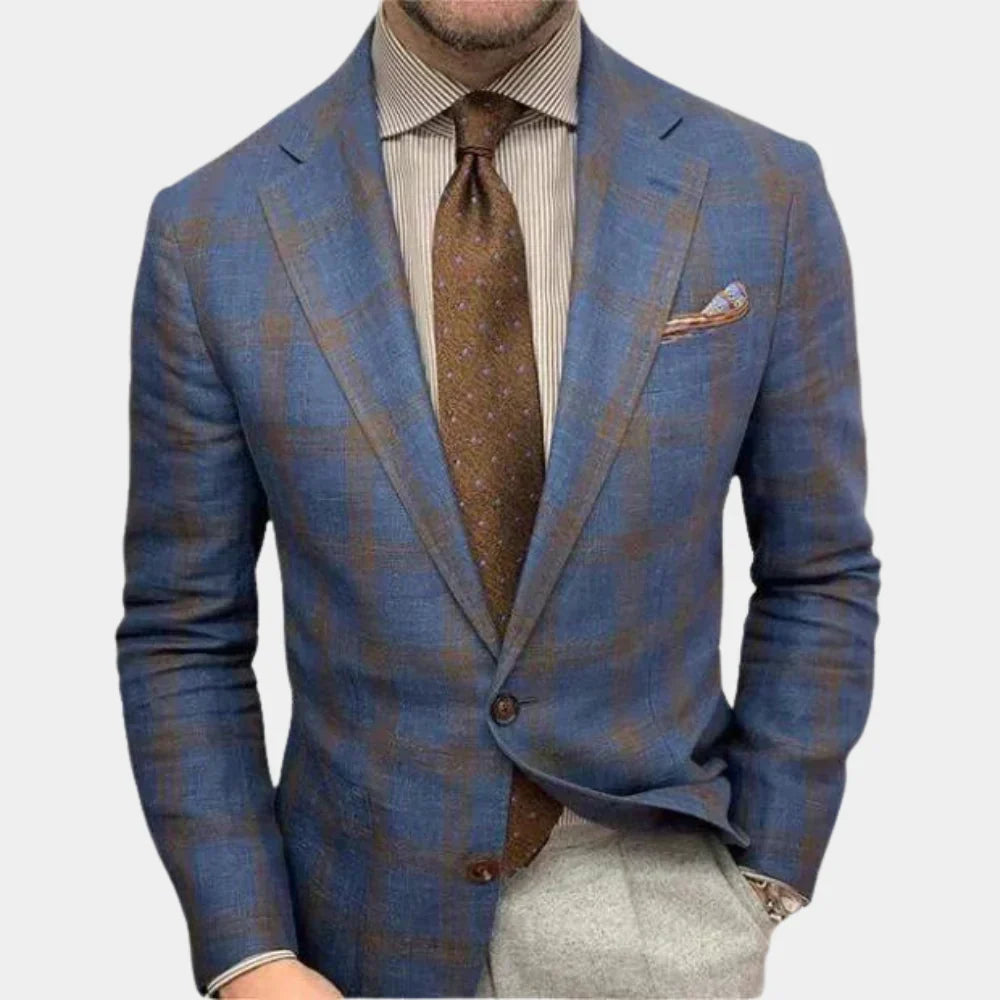 Lunvir Heren Blazer | Ajuste Delgado, Perfecto para Ocasiones Informales y Formales