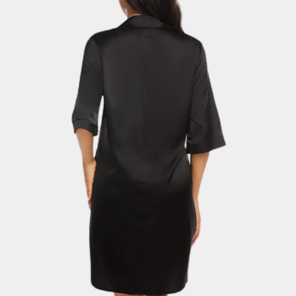 LunaSilk Camisón de Satén para Dama – Elegante Camisón de Dormir