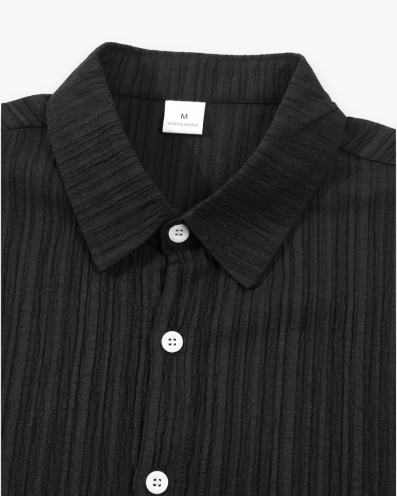 Conjunto de ropa para hombre estilo Sundown – Camisa de verano y pantalones cortos cómodos
