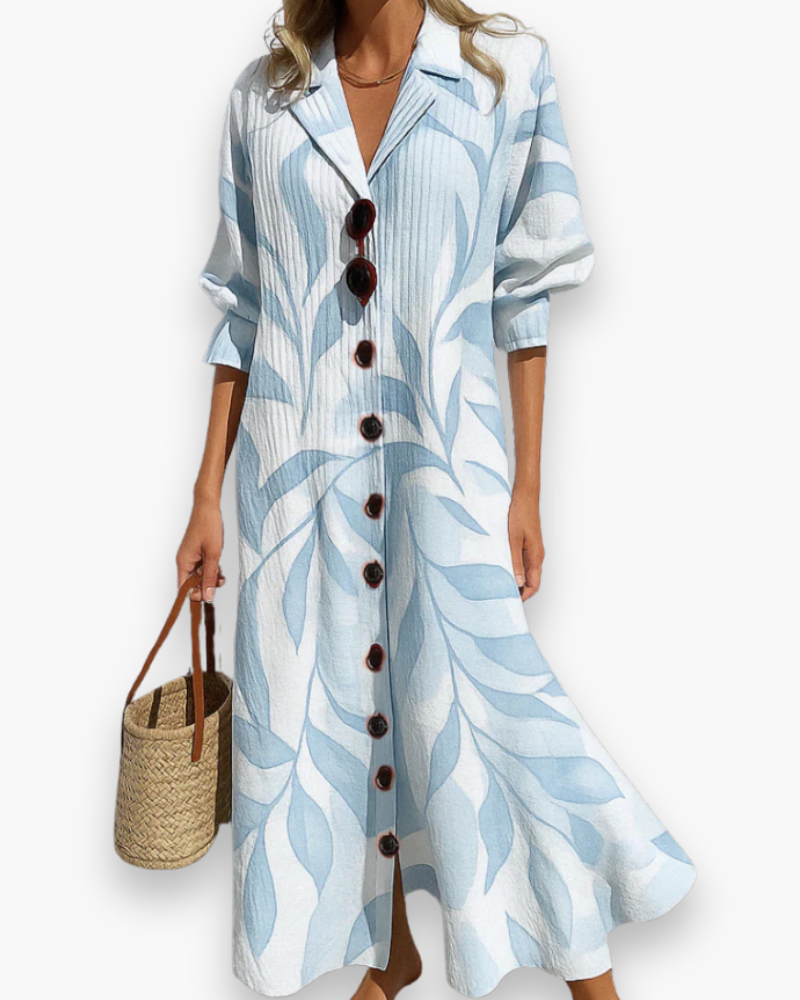 EleganceWave Vestido Maxi de Verano para Dama – Elegancia sin Mangas con Chifón de Flores