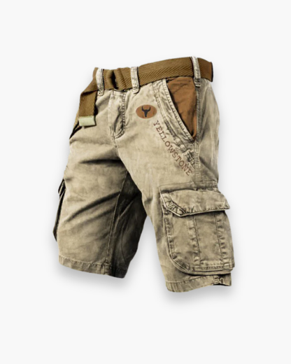 ElfTrek Pantaloncini Cargo da Uomo – Multi-Tasca, Leggeri e Durevoli