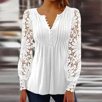 Lunaria Top de verano para mujer – Mezcla de algodón, entallado y transpirable