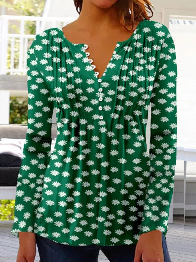 Lunaria Top de verano para mujer – Mezcla de algodón, entallado y transpirable