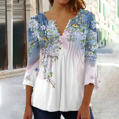 Lunaria Top de verano para mujer – Mezcla de algodón, entallado y transpirable