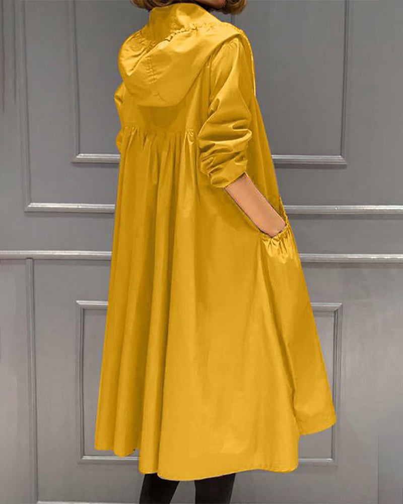 Mavienne Abrigo de Mujer Invierno | Impermeable con Capucha, Perfecto para Estaciones Más Frías