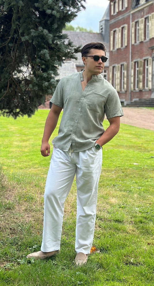 Marius Heren Outfit Estivo | Lino Premium, Casual ed Elegante