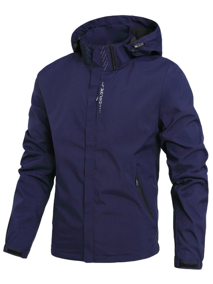 Maxren cortavientos para hombre | transpirable e impermeable, casual y deportivo