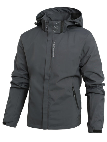 Maxren cortavientos para hombre | transpirable e impermeable, casual y deportivo