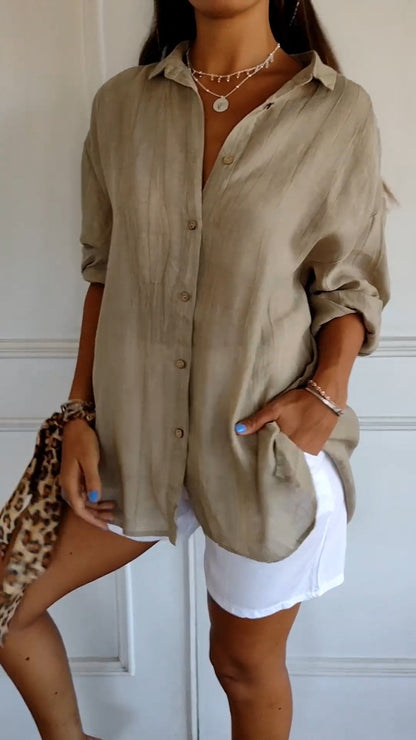 Camisa de botones para mujer Milla | Transpirable, Atemporal