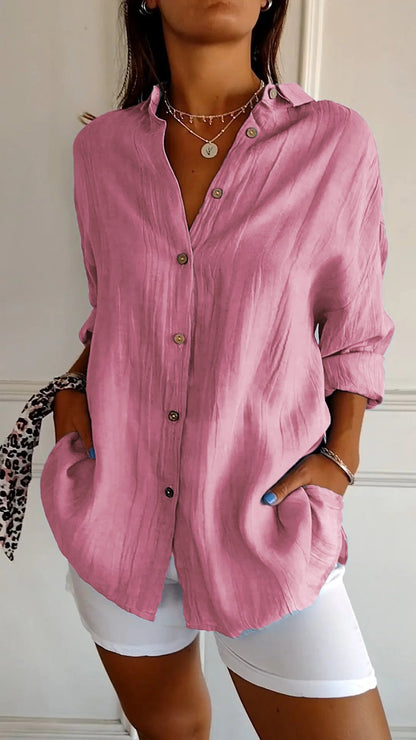 Camisa de botones para mujer Milla | Transpirable, Atemporal