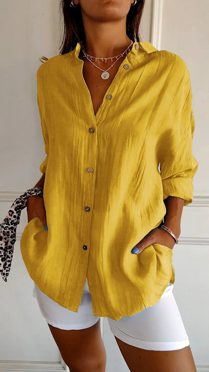 Camisa de botones para mujer Milla | Transpirable, Atemporal