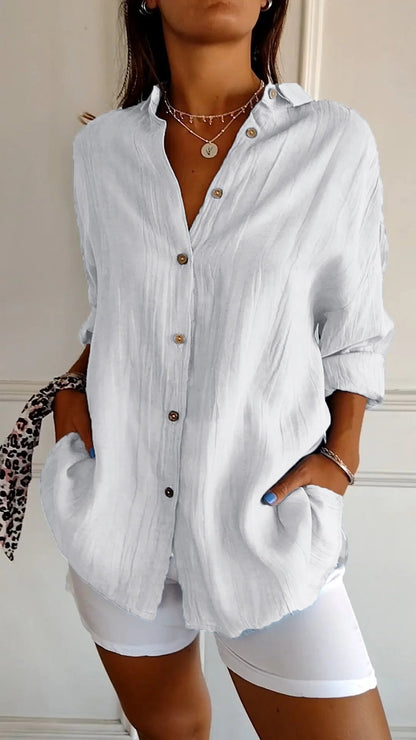 Camisa de botones para mujer Milla | Transpirable, Atemporal