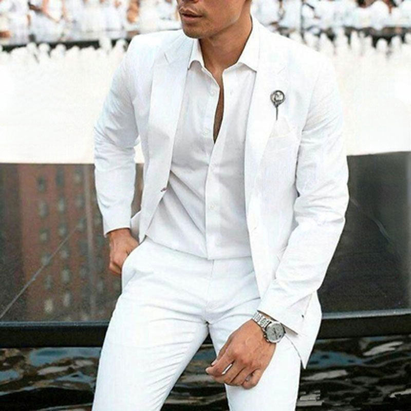 Milo Heren Traje | Mezcla de Lana Lujosa, Moderno y Elegante