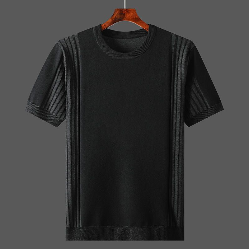 Camiseta Niko para hombre | Tela plisada, elegancia casual