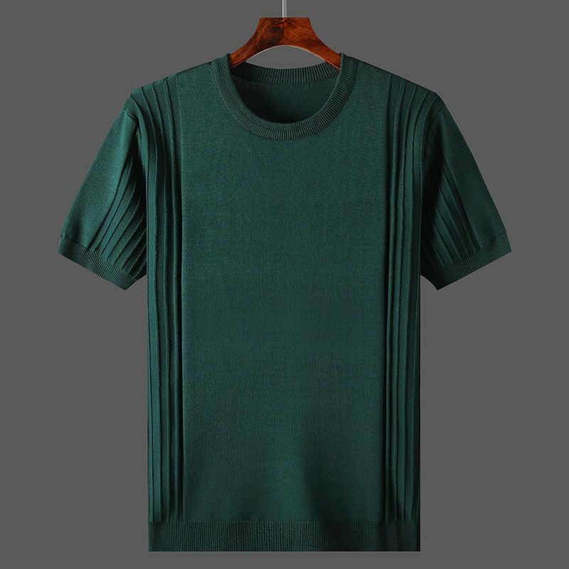 Camiseta Niko para hombre | Tela plisada, elegancia casual