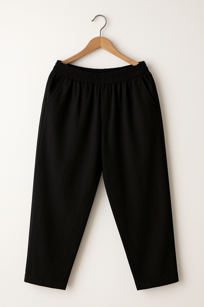 Fayen | Relaxed Fit Damesbroek met Stretch Tailleband en Praktische Zakken