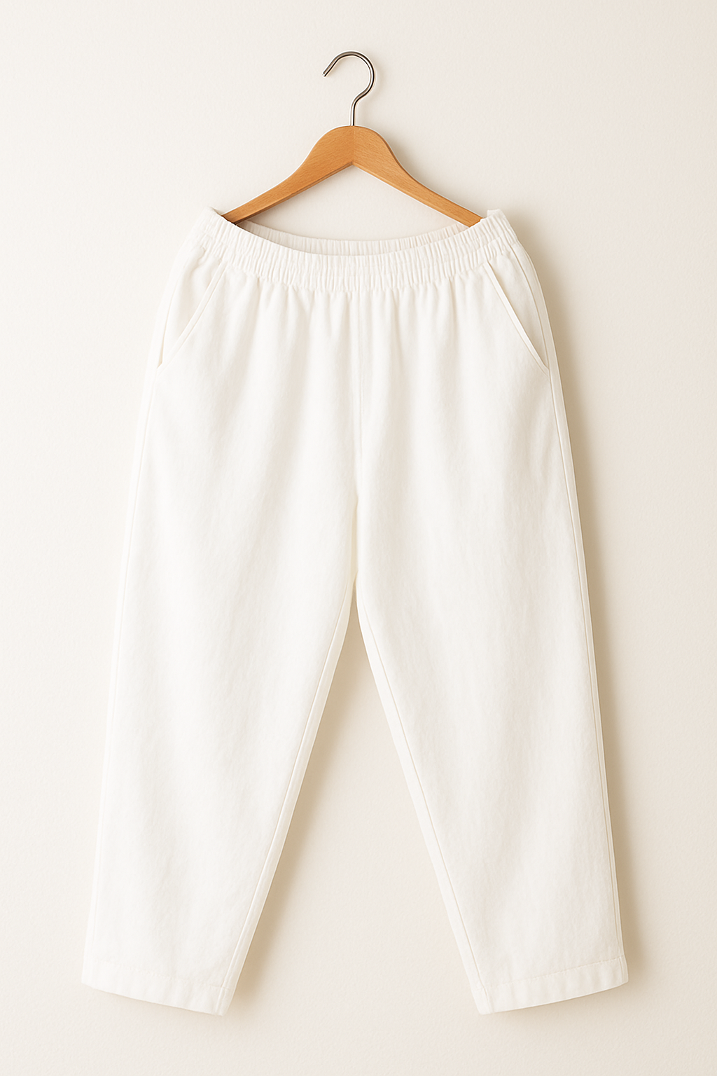 Fayen | Relaxed Fit Damesbroek met Stretch Tailleband en Praktische Zakken