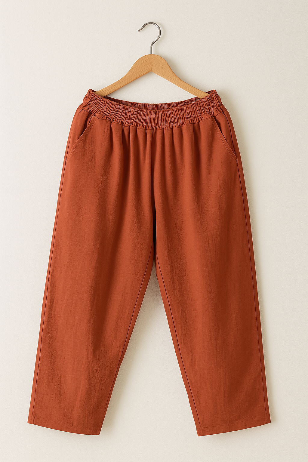 Fayen | Relaxed Fit Damesbroek met Stretch Tailleband en Praktische Zakken