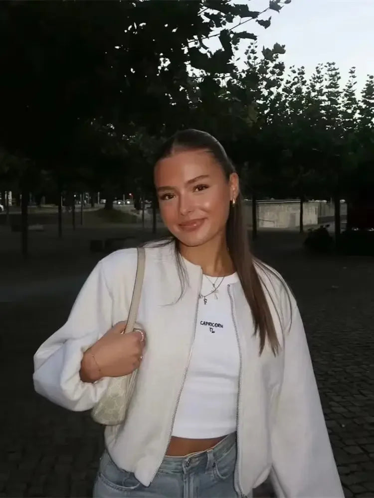 Riva Chaqueta de transición para mujer | Material suave, casual y versátil