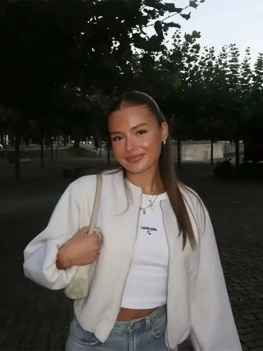 Riva Chaqueta de transición para mujer | Material suave, casual y versátil
