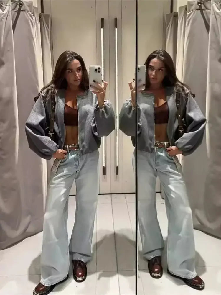 Riva Chaqueta de transición para mujer | Material suave, casual y versátil