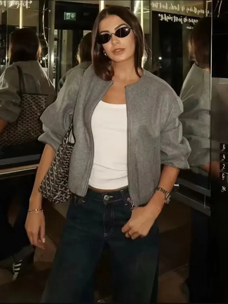 Riva Chaqueta de transición para mujer | Material suave, casual y versátil