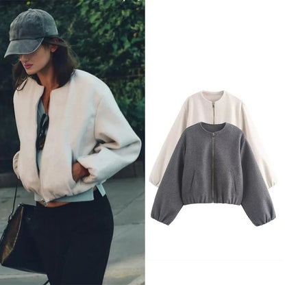 Riva Chaqueta de transición para mujer | Material suave, casual y versátil