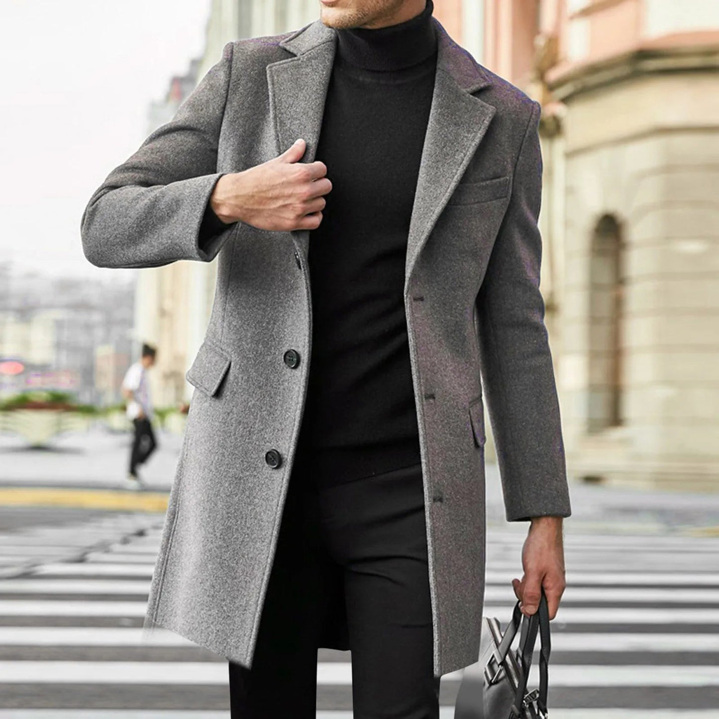 Abrigo largo Roland Heren | Mezcla de lana, Formal y de negocios