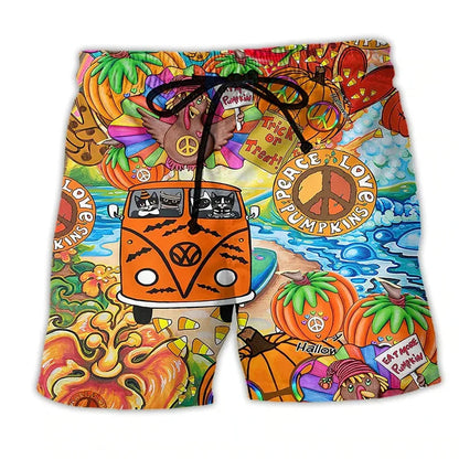 Idrio Heren Spiaggia Pantaloncini di Lino – Pantaloncini Estivi Arieggiati per Vacanza