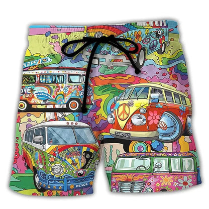 Idrio Heren Spiaggia Pantaloncini di Lino – Pantaloncini Estivi Arieggiati per Vacanza