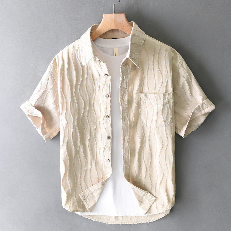 Camisa Sam Heren | Textura y Look Elegante