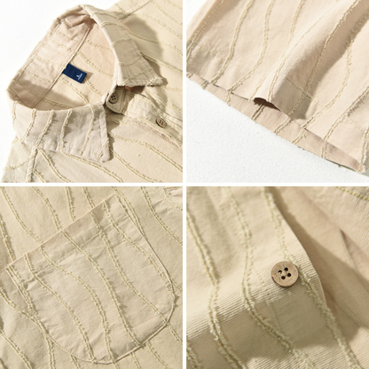 Camisa Sam Heren | Textura y Look Elegante