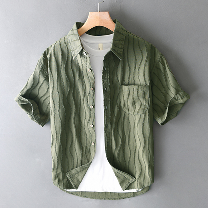 Camisa Sam Heren | Textura y Look Elegante