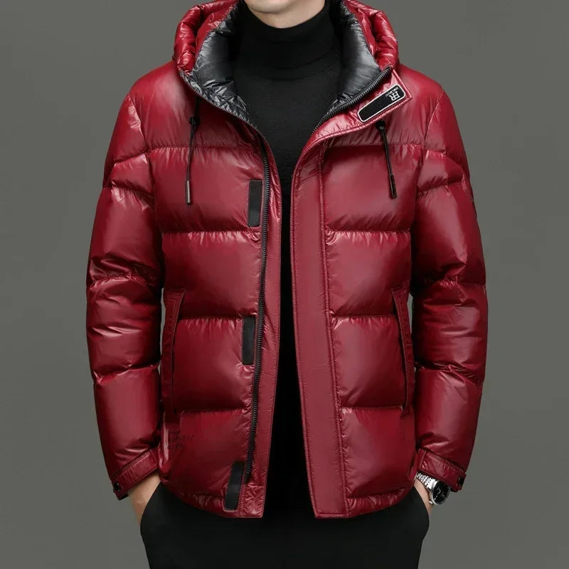 Sander Summit Chaqueta de Invierno para Hombre | Pluma de Alta Calidad, Casual para Días Fríos