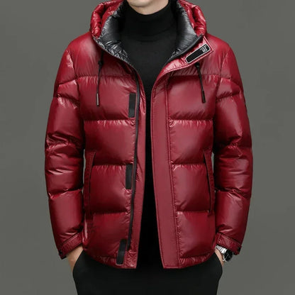 Sander Summit Chaqueta de Invierno para Hombre | Pluma de Alta Calidad, Casual para Días Fríos